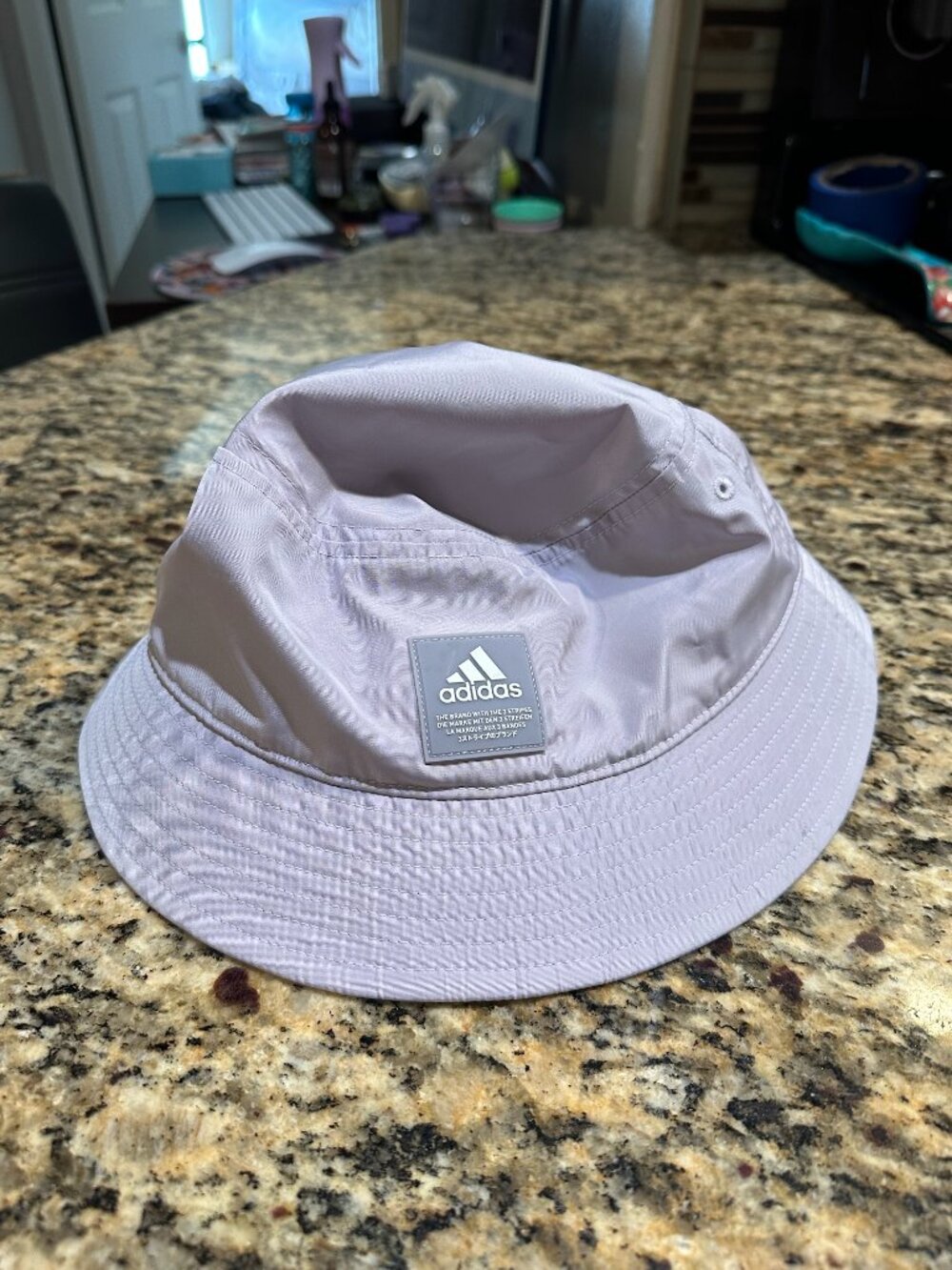 Adidas Women’s Foldable Bucket Hat – Silver/Violet